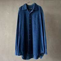~90s Gitman bros indigo-dyed shirt