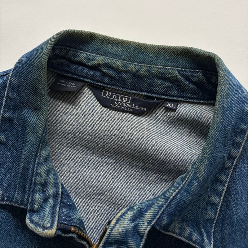 80s~ Ralph Lauren denim swing top Made in USA |