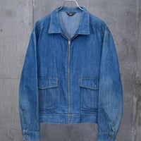 70’s “Separate-Lees by Lee”  zip-up cotton/poly denim jacket
