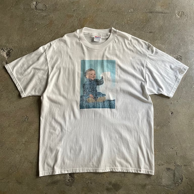 プリントTシャツ（baby photo print T-shirt）