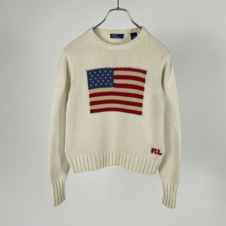 90’s Polo Ralph Lauren “ stars and stripes”cotton knit