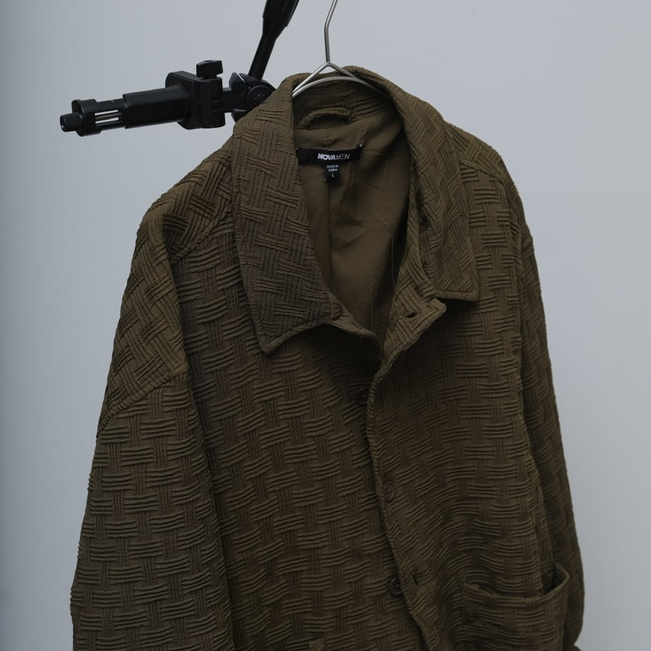 Textured design jacket | sui & shara