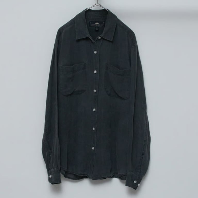 2000年代 リネンシャツ（00s linen L/S shirt）