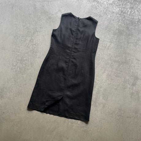 Talbots linen middle one-piece