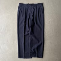Striped wool slacks