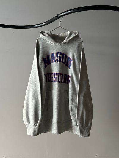 80年代 チャンピオン パーカー（80s Champion reverseweave sweat hoodie "MASON WRESTLING"）