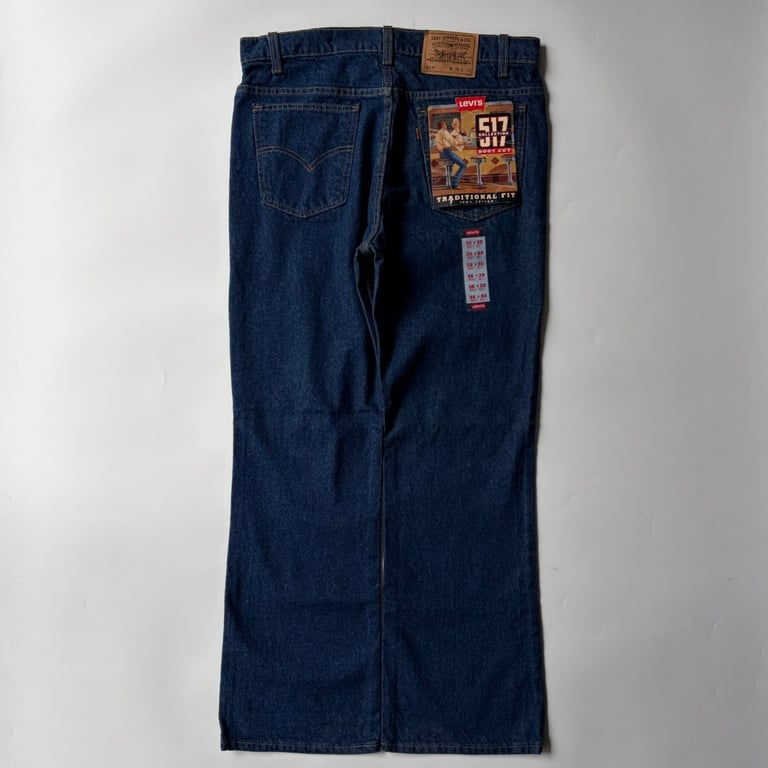 1995s Levi’s 517 flare denim pants “dead stock”