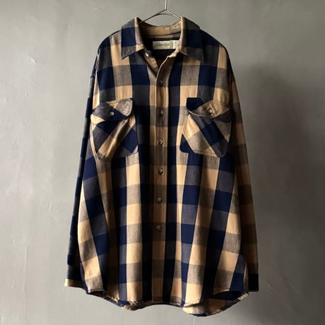 90s St john's bay plaid flannel shirt
