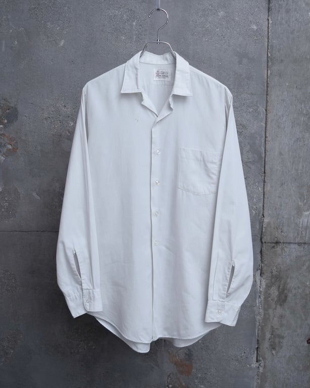 50’s~ Towncraft  white cotton dress shirt