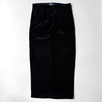 90s Ralph Lauren ANDREW corduroy pants “balck”