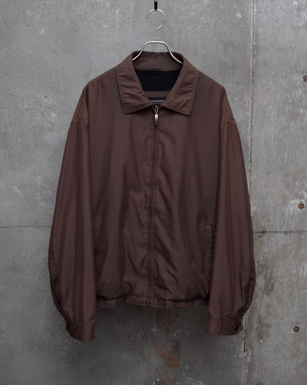 00’s Claiborne smooth polyester zip up jacket