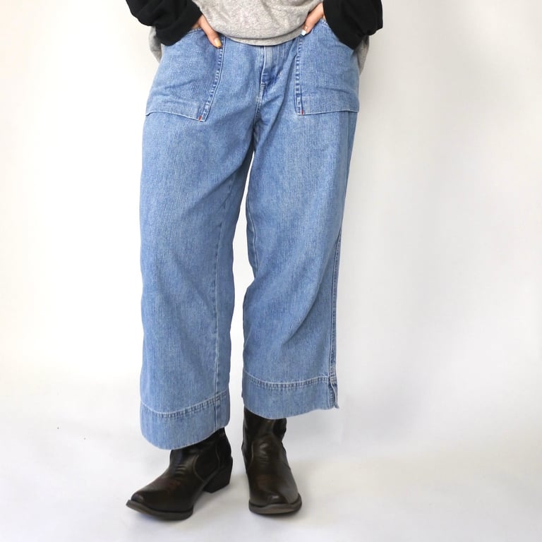 リー デニムパンツ（Riveted By Lee cropped denim pants）