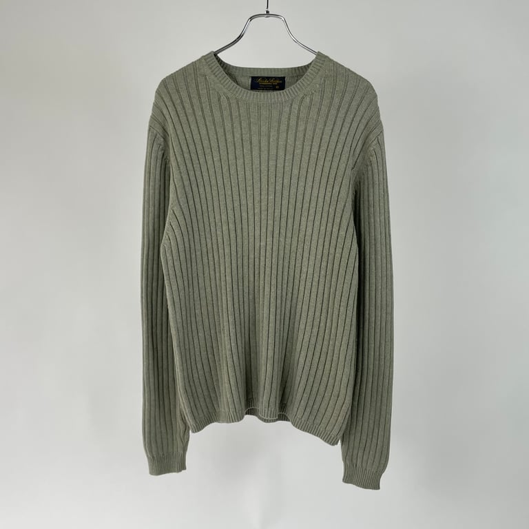 Brooks Brothers cotton rib knit