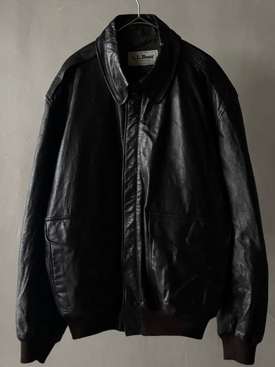 90年代 エルエルビーン レザージャケット（90s L.L.Bean A-2 type leather jacket）
