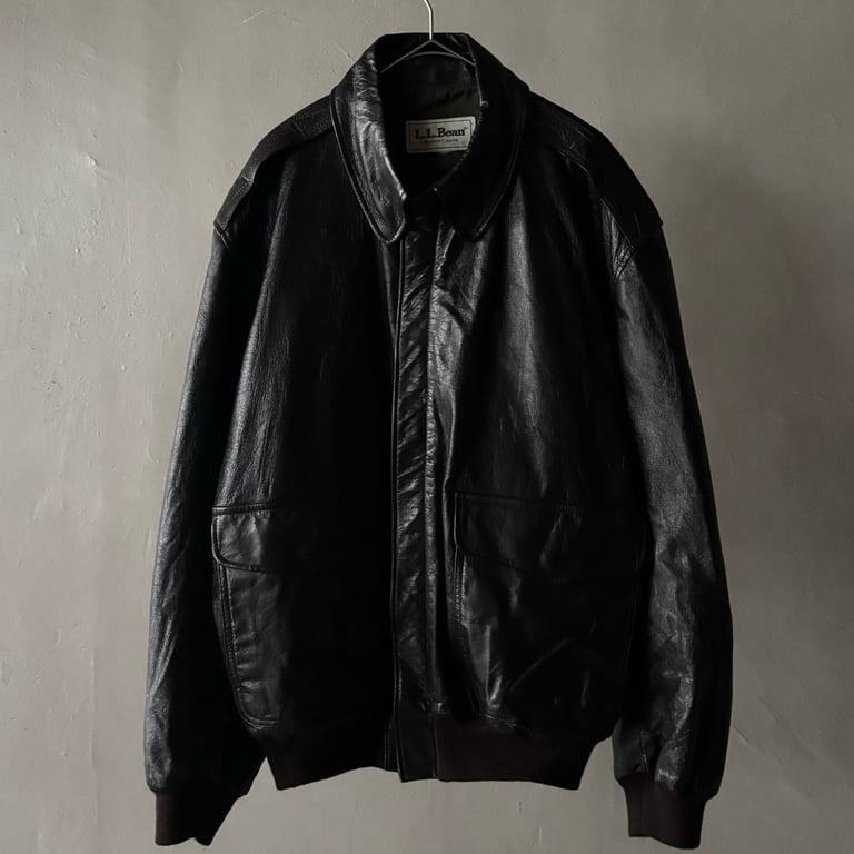 90年代 エルエルビーン レザージャケット（90s L.L.Bean A-2 type leather jacket）