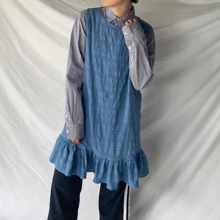 relaxed fit N/S flare one-piece