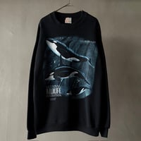1990 National wildlife federation print sweat shirt
