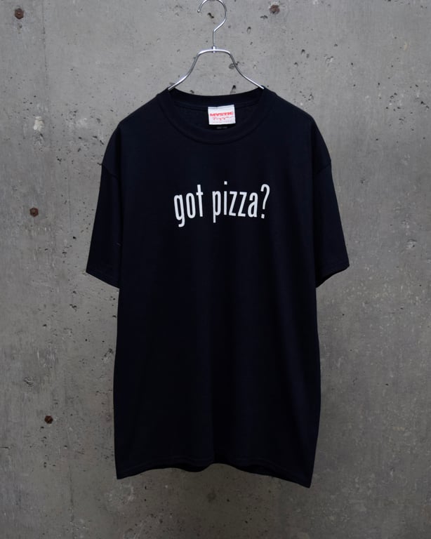 2000年代 プリントTシャツ（00’s MYSTIC “got pizza?” print T-shirt）