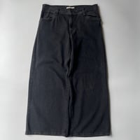 Levi’s “BAGGY WIDE LEG” wide black denim pants