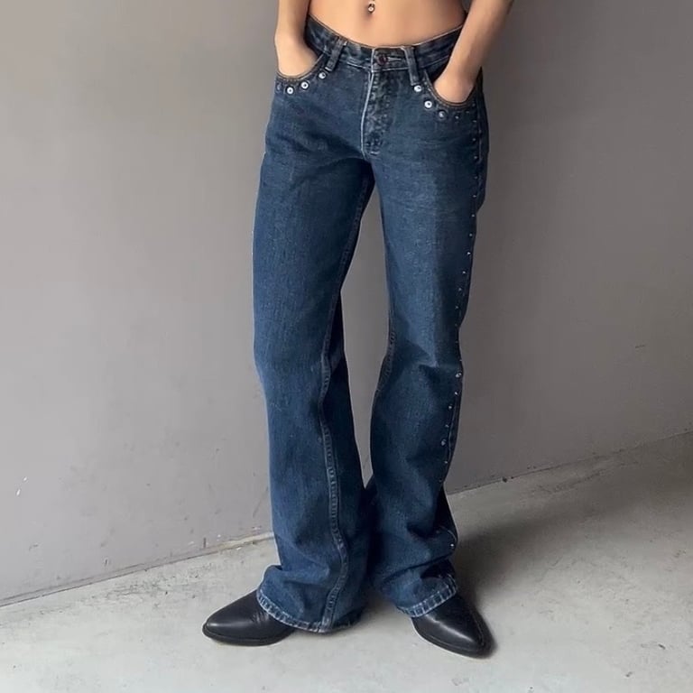 デニムパンツ（stats design flare denim pants）