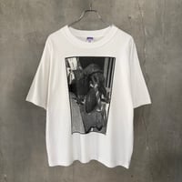90s monochrome photo print Tee "made in USA"