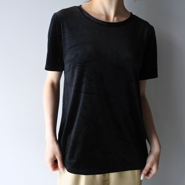 OLD NAVY velours tee