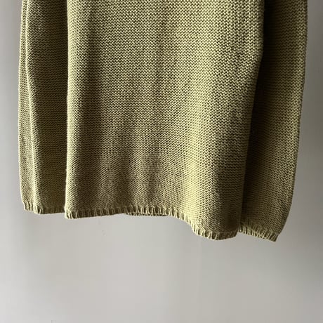 Boat neck mesh knit sweater