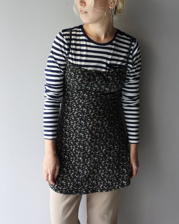 Floral pattern camisole tunic