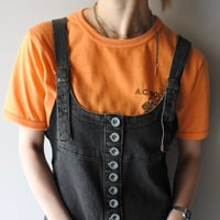 90's~ print ringer T-shirt
