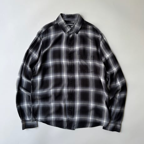 オンブレチェックシャツ | STORES