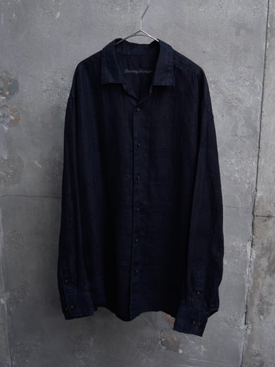 90年代 トミーバハマ リネンシャツ（90’s~ Tommy Bahama  plaid pattern linen L/S shirt）