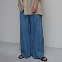 CP SHADES linen wide silhouette pants
