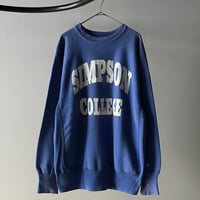 90s Champion reverseweave sweat shirt "SIMPSON COLLEGE"