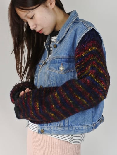 90年代 デニムジャケット（90’s Switching design denim jacket）