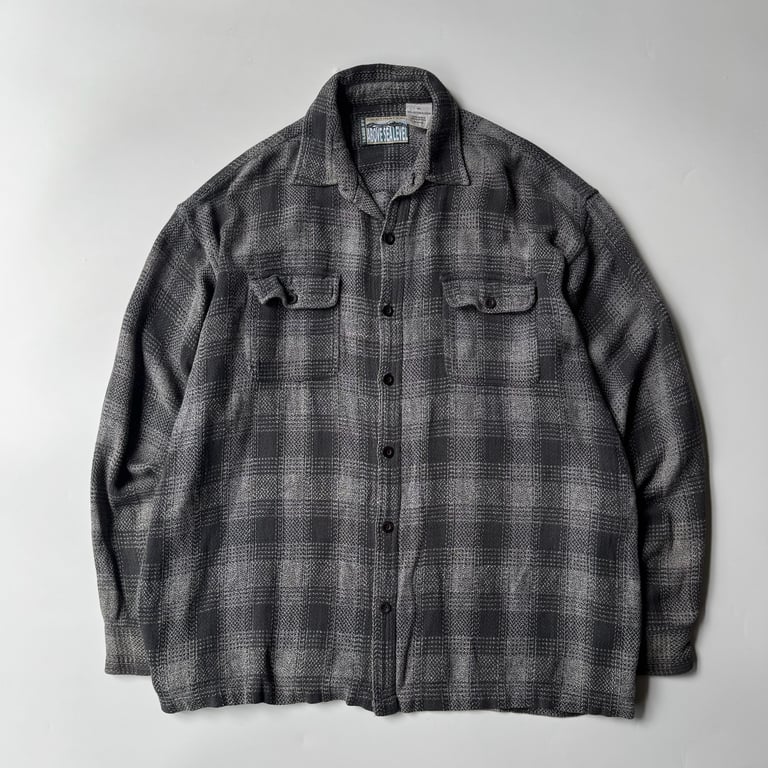 90s Above Sea Level plaid flannel shirt