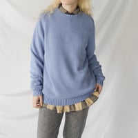 90s Lands'end cotton drifter sweater