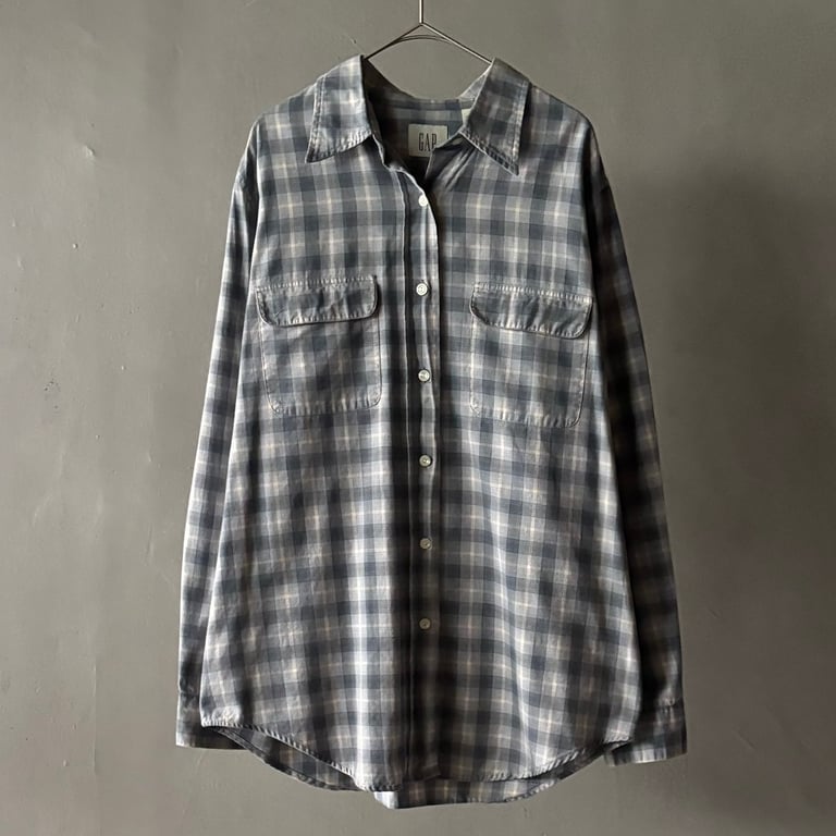 00s GAP ombre cotton shirt