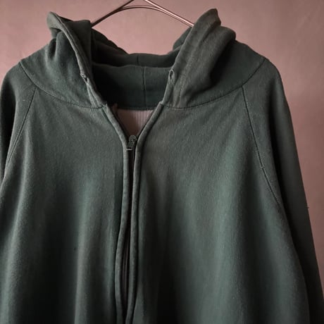 zip-up sweat hoodie “made in ROMANIA”