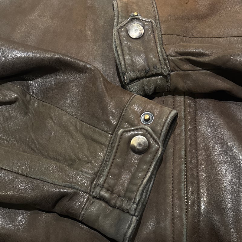 90s Ralph Lauren leather swing top 