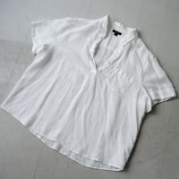 J.CREW linen S/S skipper shirt