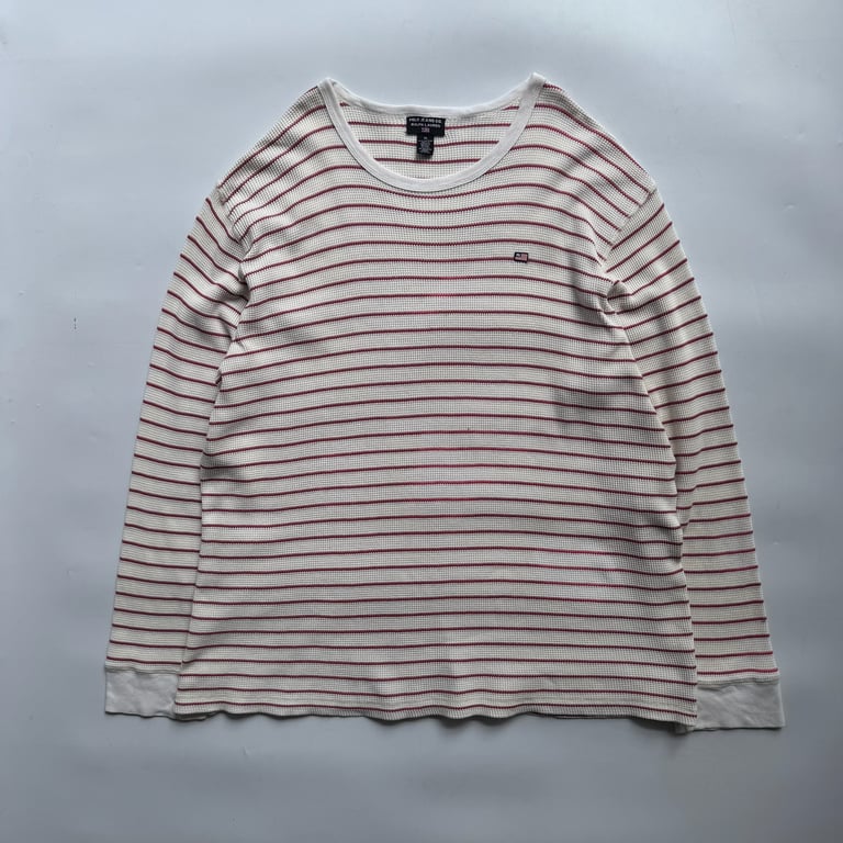 ロンT（Polo Jeans Co. L/S stripe waffle tops）