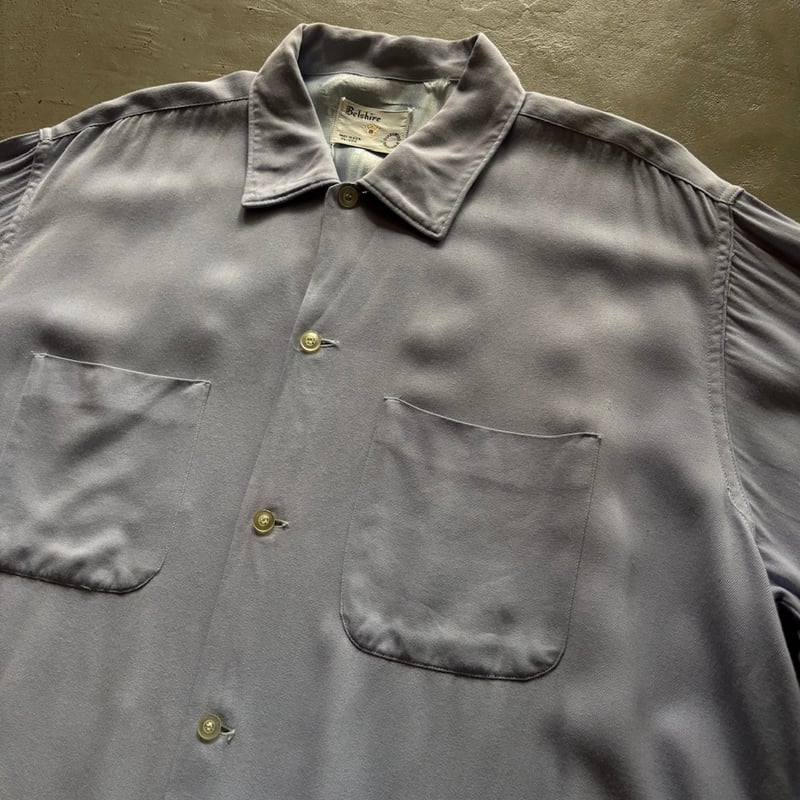 ウェア・シャツ 60s boring rayon shirt 60s Belshire rayon shirt | sui & shara