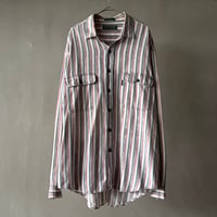 90s Levi's cotton striped shirt