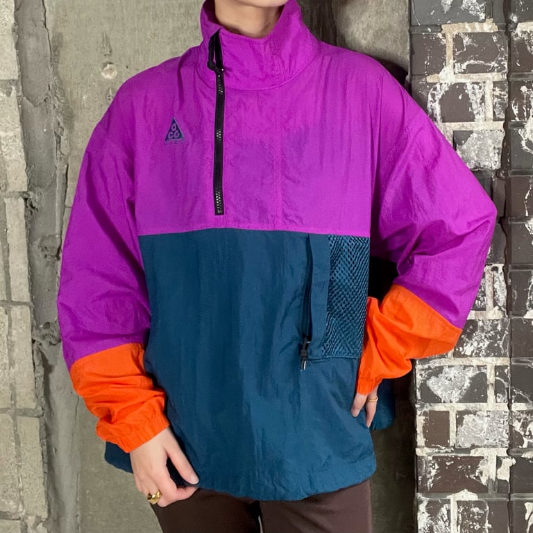 ナイキ ナイロンジャケット（NIKE ACG color blocking nylon anorak jacket）