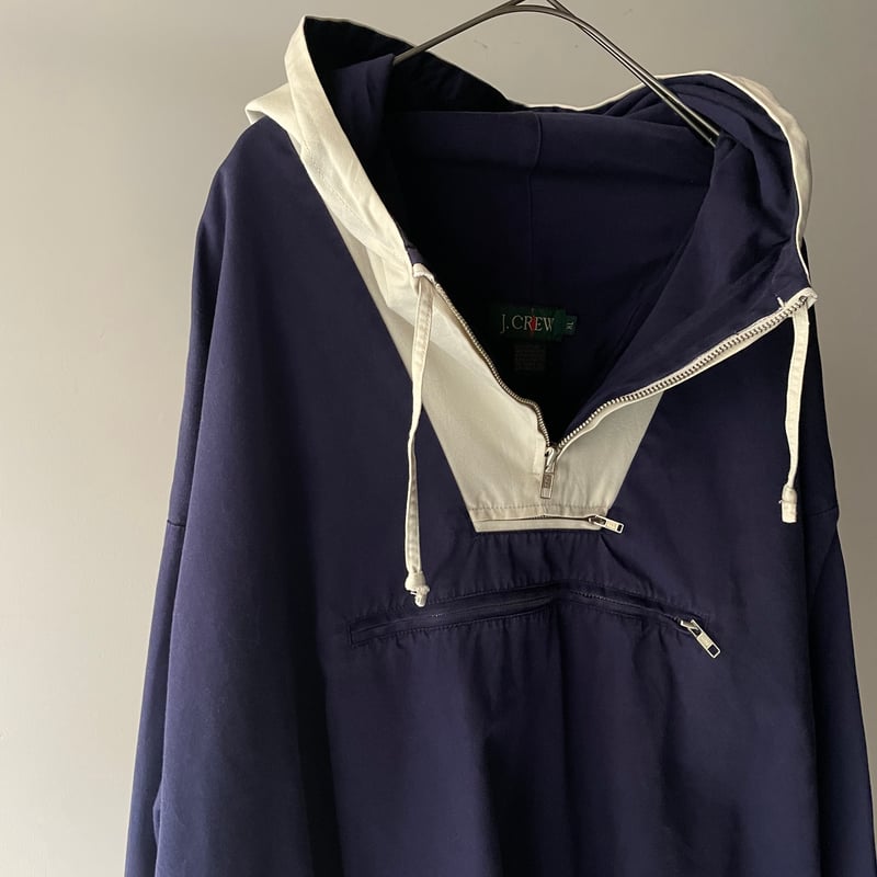 90s J.crew two-tone cotton anorak | sui & shara