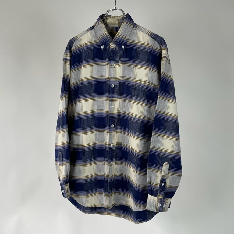 90s ST.JOHN'S BAY plaid flannel shirt