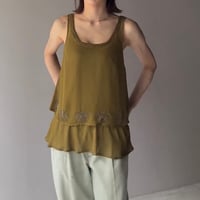layered design see-through tank top