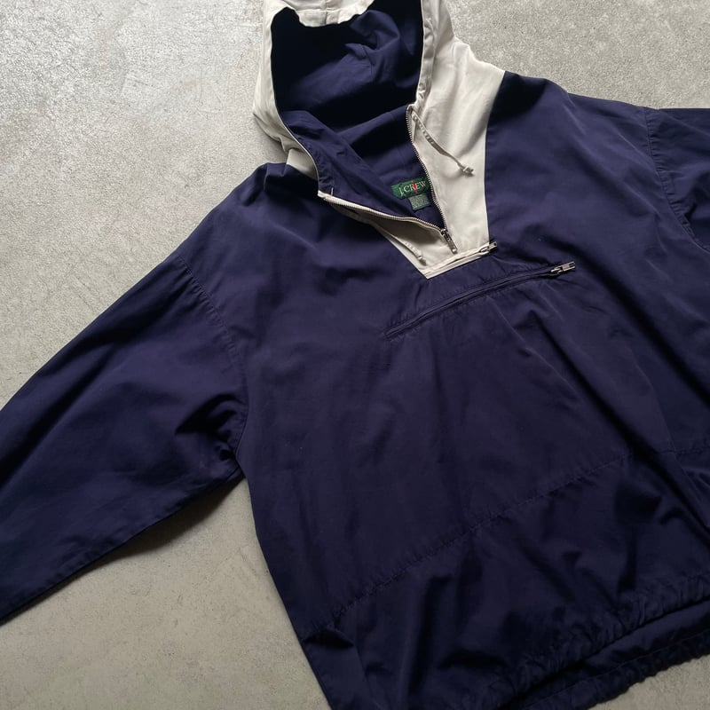 90s J.crew two-tone cotton anorak | sui & shara