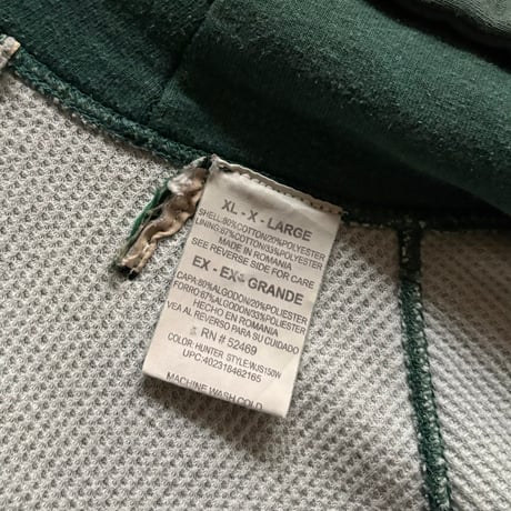 zip-up sweat hoodie “made in ROMANIA”