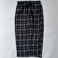 CHAPS polyester plaid easy pants